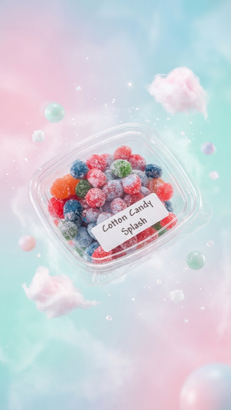 Cotton Candy Gushers โ candy coated gushers by Wonder Wisps Creations