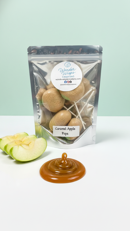 Caramel Apple Suckers โ freeze dried candy by Wonder Wisps Creations