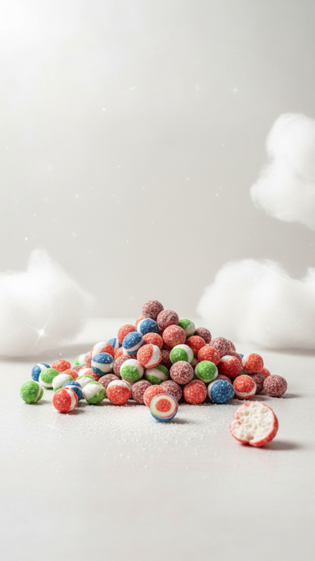 Extreme Sour Berry Crunch โ freeze dried candy by Wonder Wisps Creations