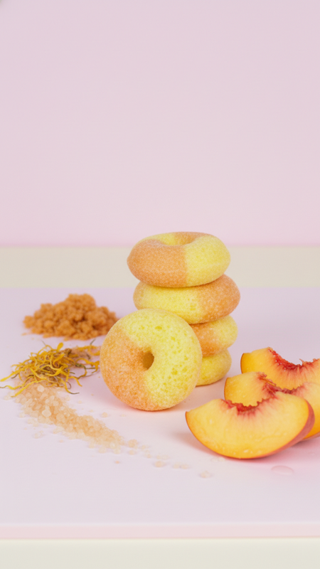 Peach Rings โ freeze dried candy by Wonder Wisps Creations