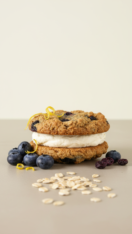 Blueberry Lemon Oatmeal Cream Pie โ oatmeal cream pies by Wonder Wisps Creations